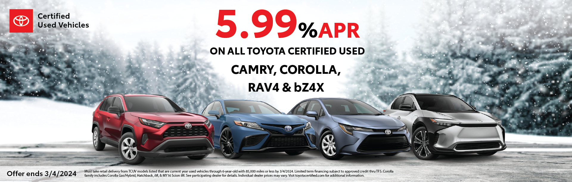Toyota Certified Used Vehicle Offer | Toyota of Grand Rapids in Grand Rapids MI