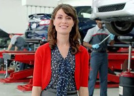 Female Toyota Sales Associate