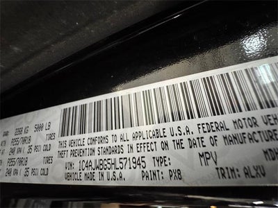 2017 Jeep Wrangler Sahara