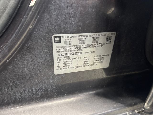 2016 Chevrolet Silverado 1500 LT LT1