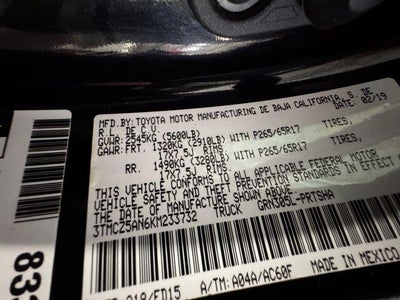 2019 Toyota Tacoma TRD Sport V6