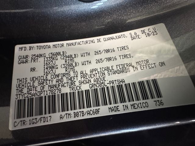 2023 Toyota Tacoma TRD Off-Road V6