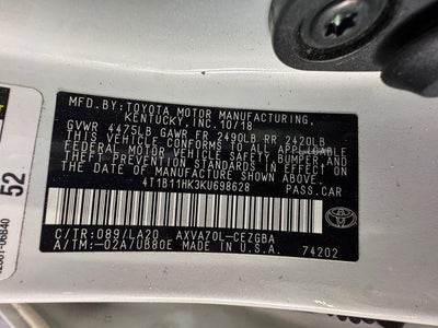 2019 Toyota Camry XLE