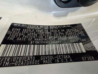 2017 Toyota Camry XLE