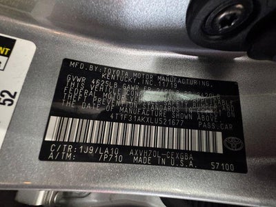 2020 Toyota Camry Hybrid XLE