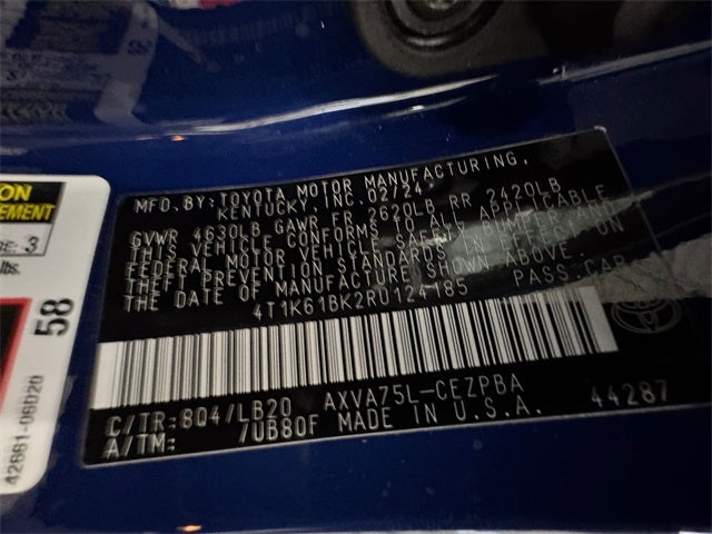 2024 Toyota Camry XSE