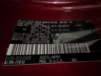 2025 Toyota Grand Highlander Hybrid XLE