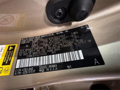 2012 Toyota Highlander SE