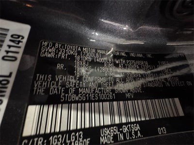 2014 Toyota Sequoia SR5 5.7L