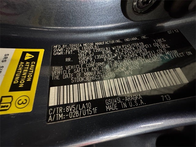 2012 Toyota Highlander Limited