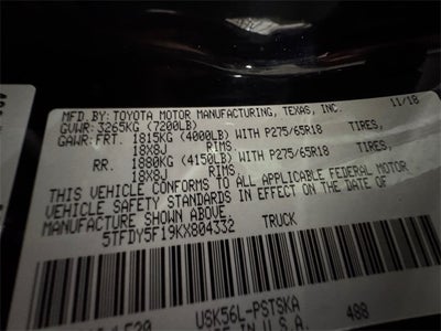 2019 Toyota Tundra TRD Pro CrewMax