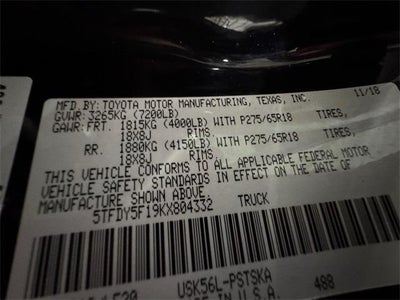 2019 Toyota Tundra TRD Pro CrewMax