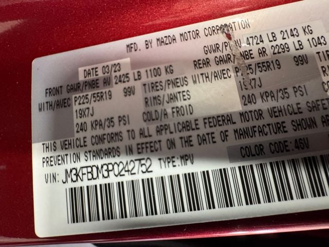 2023 Mazda Mazda CX-5 2.5 S Premium Package