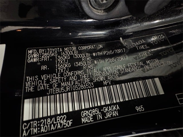 2016 Toyota 4Runner SR5 Premium