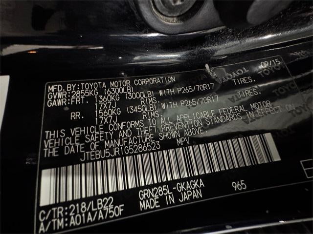 2016 Toyota 4Runner SR5 Premium