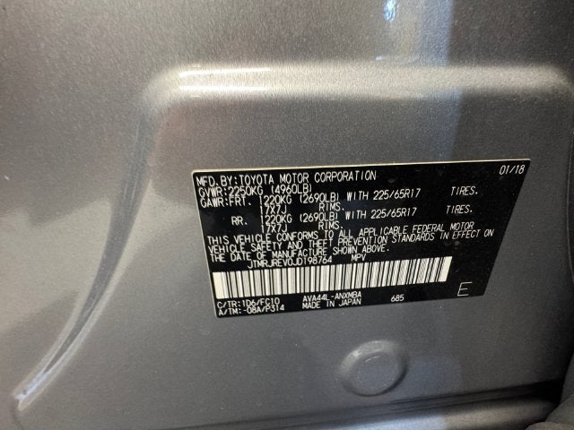 2018 Toyota RAV4 Hybrid XLE