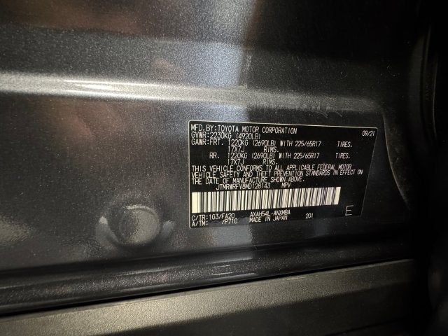 2021 Toyota RAV4 Hybrid XLE