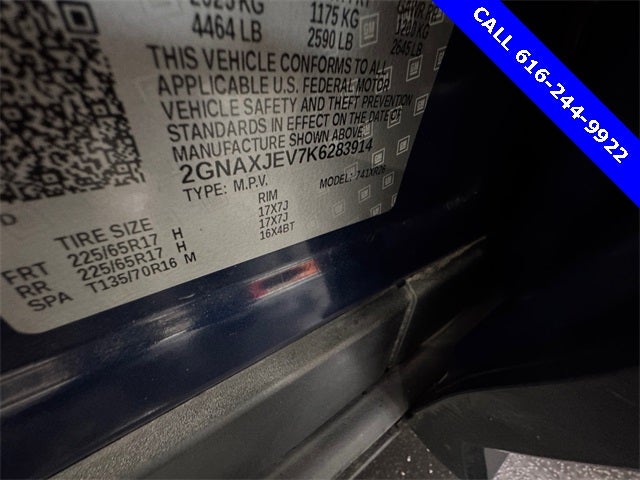 2019 Chevrolet Equinox LT 1.5 Liter FWD