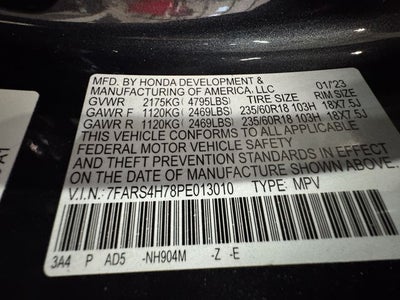 2023 Honda CR-V EX-L 1.5 Liter AWD