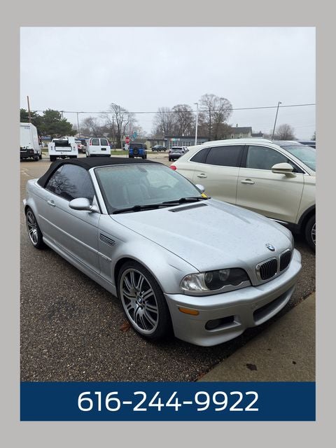2003 BMW M3 Base 3.2 Liter I6 2D Convertible Manual Transmission RW