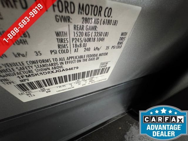 2018 Ford Explorer XLT