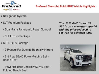 2023 GMC Yukon XL SLT