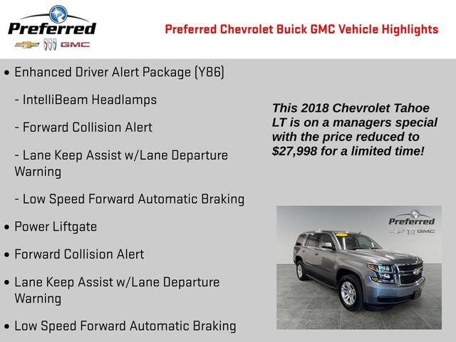 2018 Chevrolet Tahoe LT