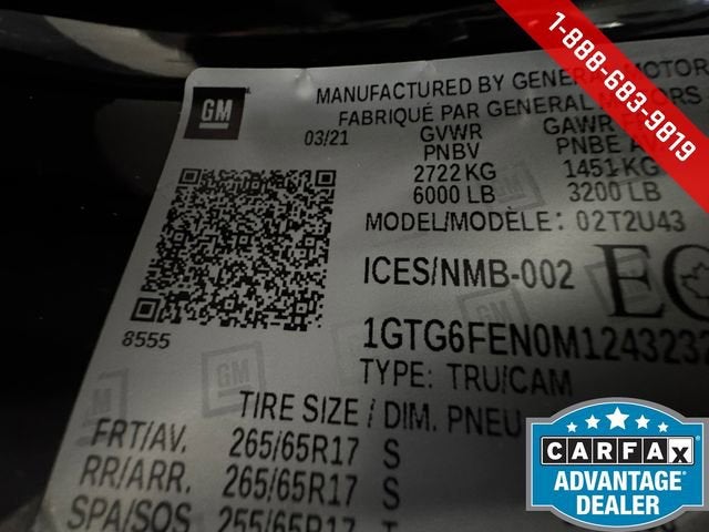 2021 GMC Canyon AT4 - Cloth