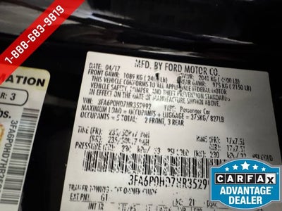 2017 Ford Fusion SE