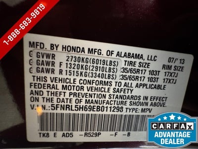 2014 Honda Odyssey EX-L