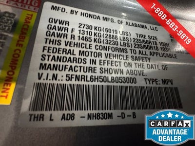 2020 Honda Odyssey EX