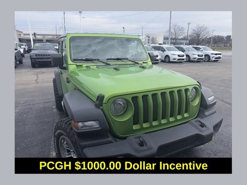2020 Jeep Wrangler Sport S 3.6 Liter V6 2D Manual 4WD