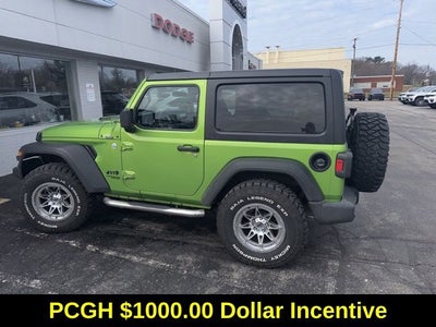 2020 Jeep Wrangler Sport S 3.6 Liter V6 2D Manual 4WD