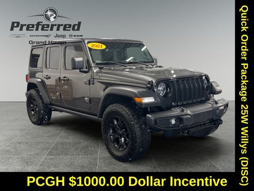 2021 Jeep Wrangler Unlimited Willys 4x4