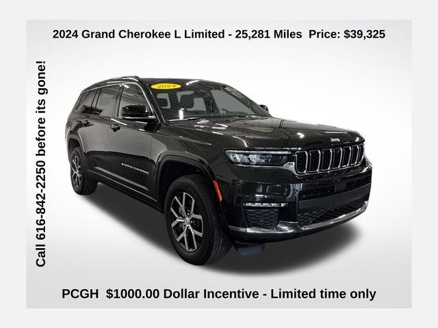 2024 Jeep Grand Cherokee L Limited 3.6 Liter V6 4WD