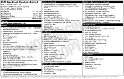 2023 Jeep Grand Cherokee L Limited 4x4
