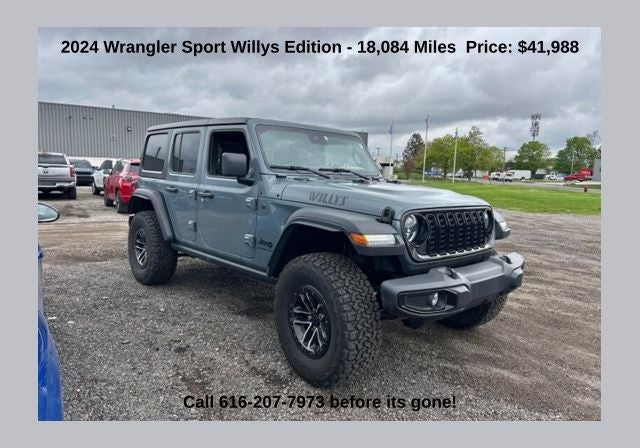 2024 Jeep Wrangler 4-Door Willys 4x4