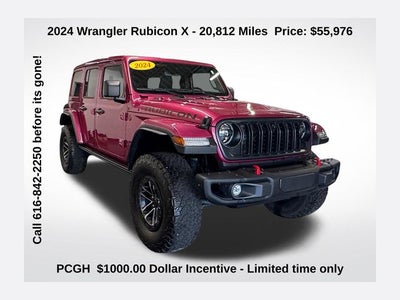 2024 Jeep Wrangler Rubicon X 3.6 Liter V6 4D Automatic 4WD