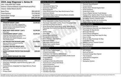 2024 Jeep Wagoneer L Series III 3.0 Liter I6 4WD