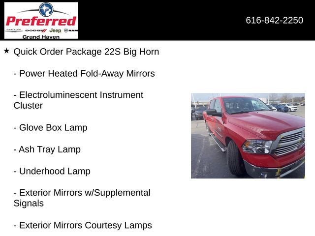 2016 RAM 1500 Big Horn