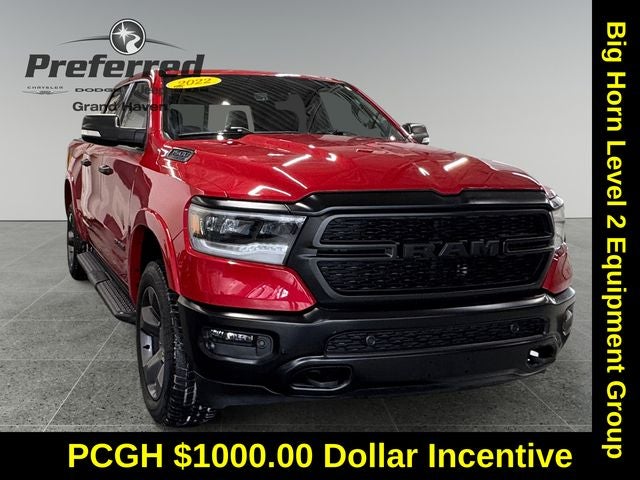 2022 RAM 1500 Big Horn Crew Cab 4x4 5'7' Box