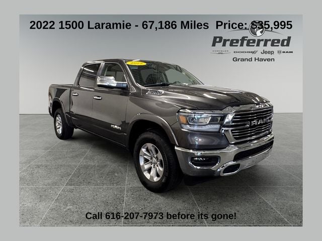 2022 RAM 1500 Laramie Crew Cab 4x4 5'7' Box