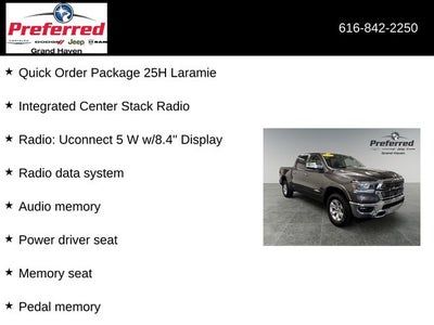 2022 RAM 1500 Laramie Crew Cab 4x4 5'7' Box