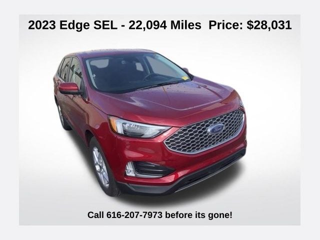 2023 Ford Edge SEL 2.0 Liter EcoBoost Turbocharged AWD Leather Seatin