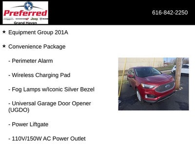 2023 Ford Edge SEL 2.0 Liter EcoBoost Turbocharged AWD Leather Seatin