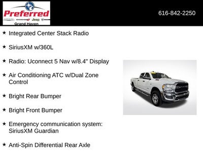 2022 RAM 2500 Tradesman Crew Cab 4x4 8' Box