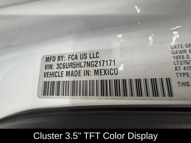 2022 RAM 2500 Tradesman Crew Cab 4x4 8' Box