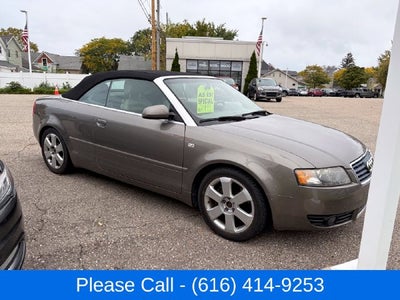 2003 Audi A4 3.0 Cabriolet FrontTrak