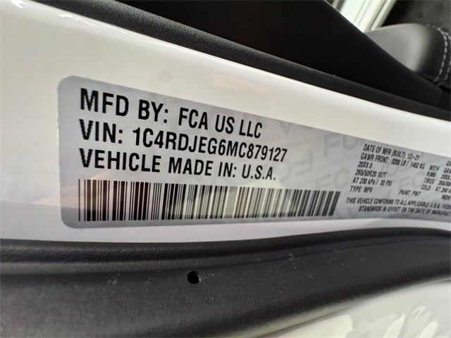 2021 Dodge Durango Citadel 3.6 Liter V6 AWD 3rd Row Seating