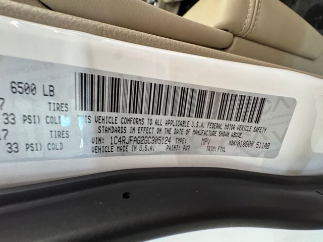 2016 Jeep Grand Cherokee Laredo